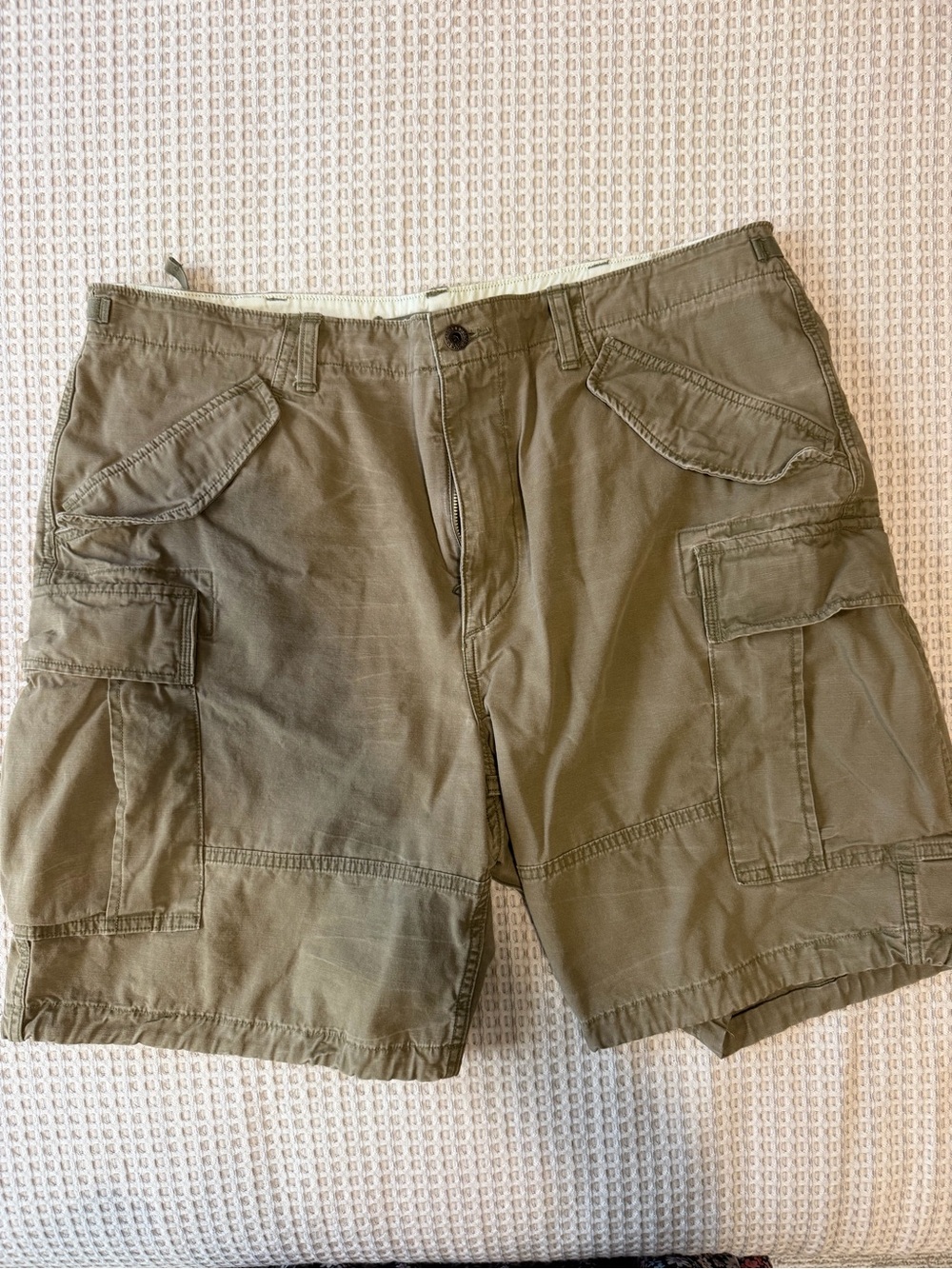 Ralph Lauren Olive Green Cargo Shorts
